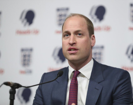 Prince William urges men to open up on mental health issues