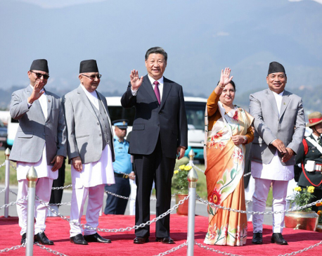 Concluding two-day state visit to Nepal, Chinese President Xi returns home (with photos)