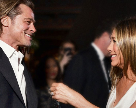 Brad Pitt reacts to reunion with Jennifer Aniston at SAG 2020