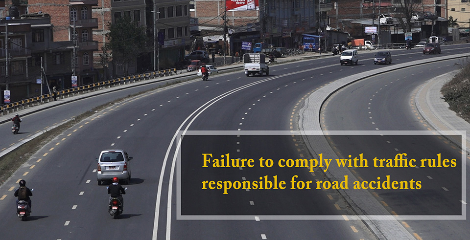 Failure to comply with traffic rules responsible for road accidents (with video)