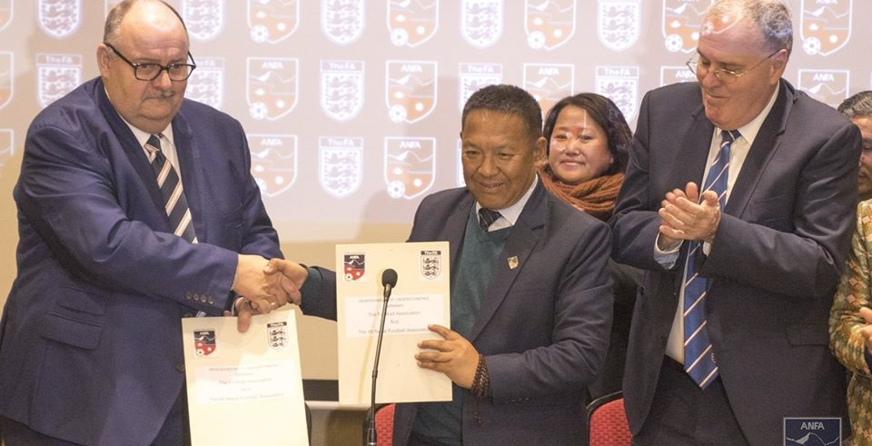ANFA signs deal with England Football Association for friendly football match in May (with video)