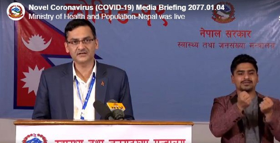 Health Ministry provides latest update on COVID-19 in Nepal (with video)