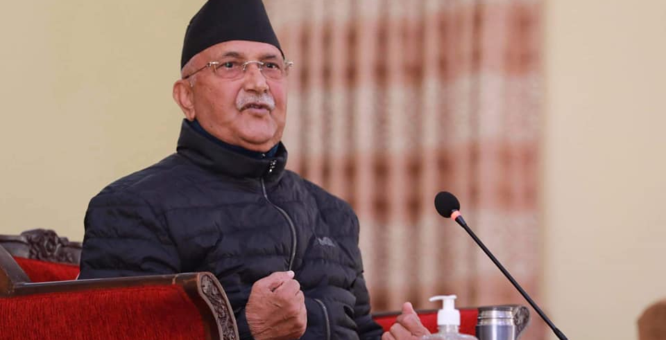 PM Oli lies about application filed at EC by Dahal-Nepal faction over NCP row (with video)