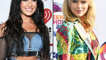 Taylor Swift has the 'biggest smile' after Demi Lovato praises her new album