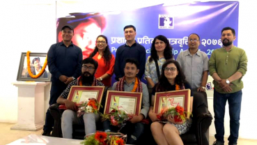 Three arts students received 'Prashant Talent Scholarship'