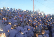 Temporary police protest causes negotiation at Police Office