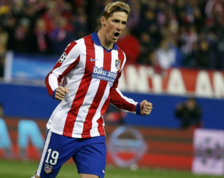 Atletico's Torres set to return for Bayern clash