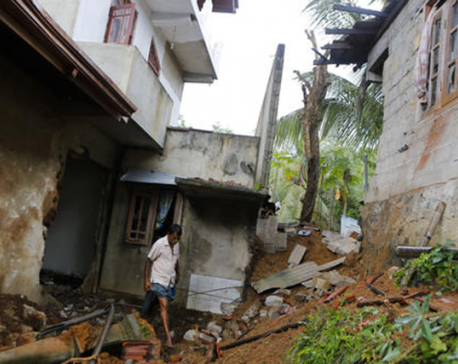 Fire triggers blasts at Sri Lankan army camp, killing 1