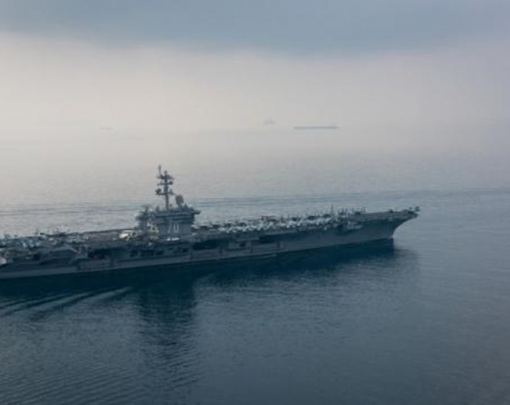 North Korea says it is ready to strike U.S. aircraft carrier