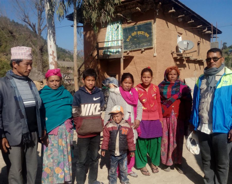 Children return home after being rescued from brick kilns