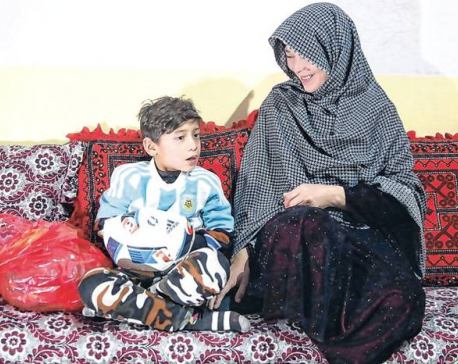 'Little Messi' flees Afghan home for the second time