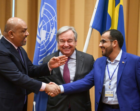 Yemen's warring parties agree ceasefire for key port at UN talks