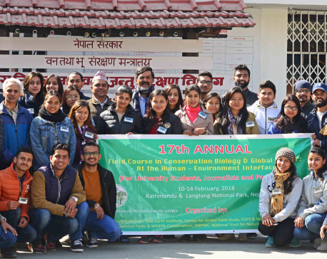 Environment as a Valentine: conservationists to trainees