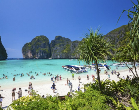 Thai beach from DiCaprio movie gets breather from tourists