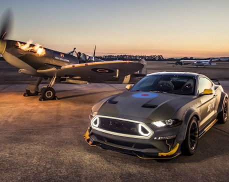Ford Mustang celebrates the 100th anniversary of the RAF