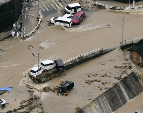 57 dead as Japan scrambles to rescue flood victims