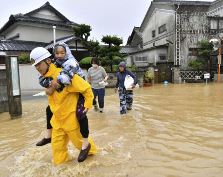 Death toll climbs to 54 as heavy rain hammers southern Japan