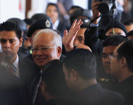Former Malaysian PM pleads not guilty to breach of trust, abuse of power