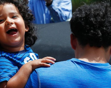 More than 300 older children split at border are reunited
