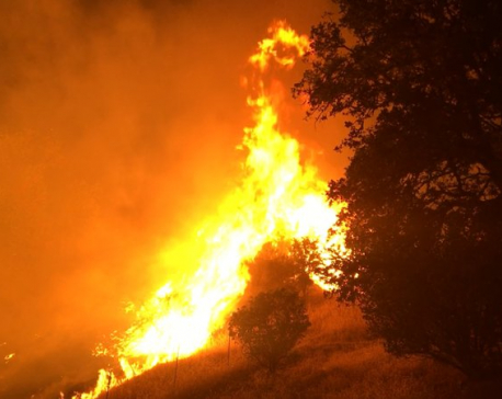 California wildfires destroy buildings, force evacuations