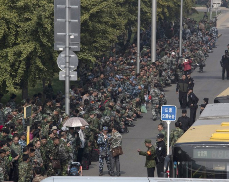 Large army veteran protests in China pose challenge for Xi