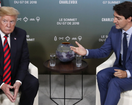 Trump pulls out of joint G-7 statement, attacks Trudeau