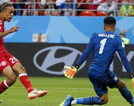 Denmark triumph over Peru