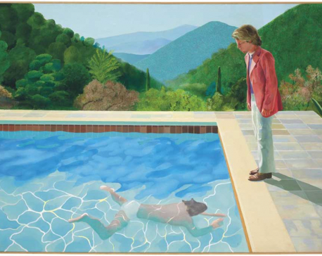 David Hockney painting fetches record $90M at NYC auction
