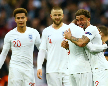 Captain Kane fires resilient England to Nations League finals