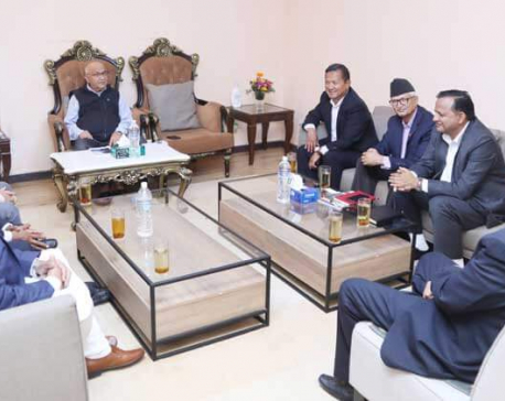 PM Oli holds talks with state chief ministers