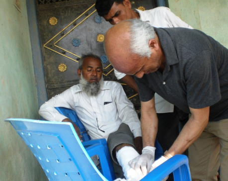 Dr KC in Bara canceling Africa relief trip