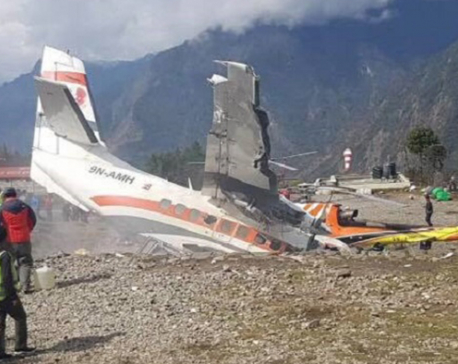 3 killed as Summit Air plane crashes into parked helicopter in Lukla