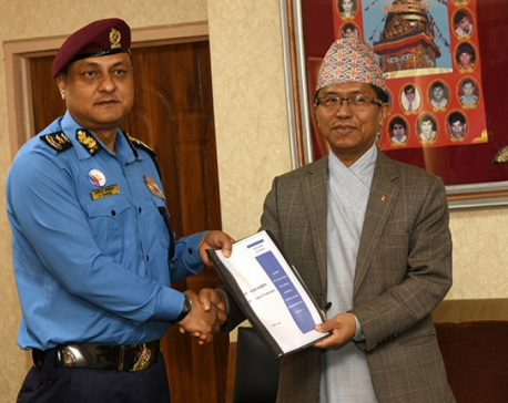 Nepal Police, Home Ministry sign work performance deal