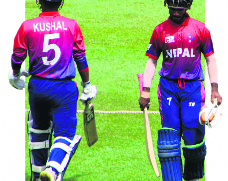 Nepal suffers three-wicket loss in first practice match