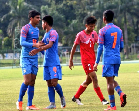 Nepal loses to India 7-0 in SAFF U-15 Championship finals