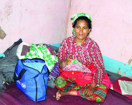 Neglected for giving birth to a baby girl