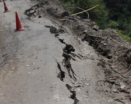 Vehicular movement along Pasang Lhamu Highway affected due to landslides