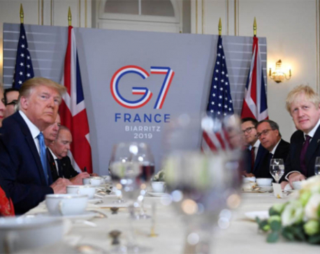Trump paints picture of unity at prickly G7 summit