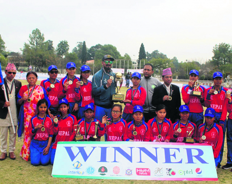 Nepal blind women cricket team trounces Pakistan 4-0