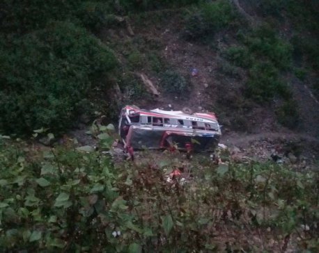 Two killed in Rolpa bus accident