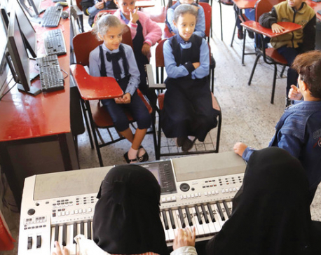 In wartime Yemen, children find solace in music