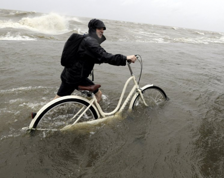 Barry drenches Gulf Coast, but initially spares New Orleans