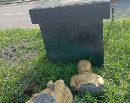 Unidentified group vandalizes five Buddha statues in Rupandehi