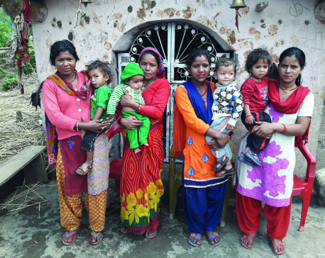 Women in Baitadi village happy with improved health, sanitation