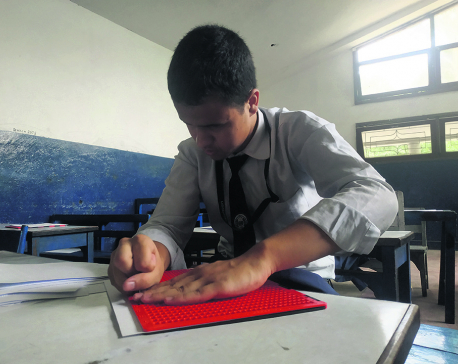Lack of transcribers hinders schooling for visually impaired