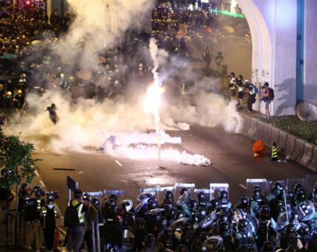 Clashes involving Hong Kong’s protest movement grow violent
