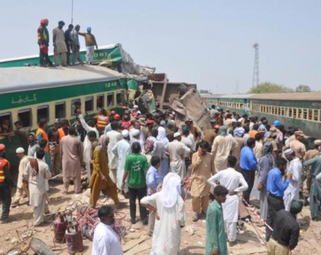 Pakistan PM hits out at poor railways as crash kills 11, injures dozens