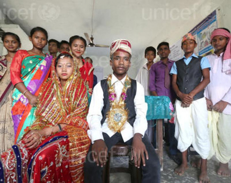 Nepal among top 10 countries for prevalence of child marriage among boys, says UNICEF