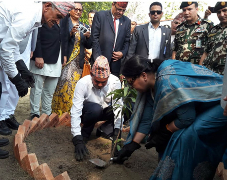 Integrated efforts must for environment conservation: President Bhandari