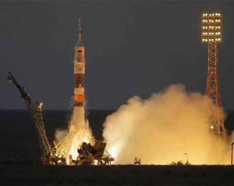 3 astronauts on Soyuz craft successfully reach International Space Station
